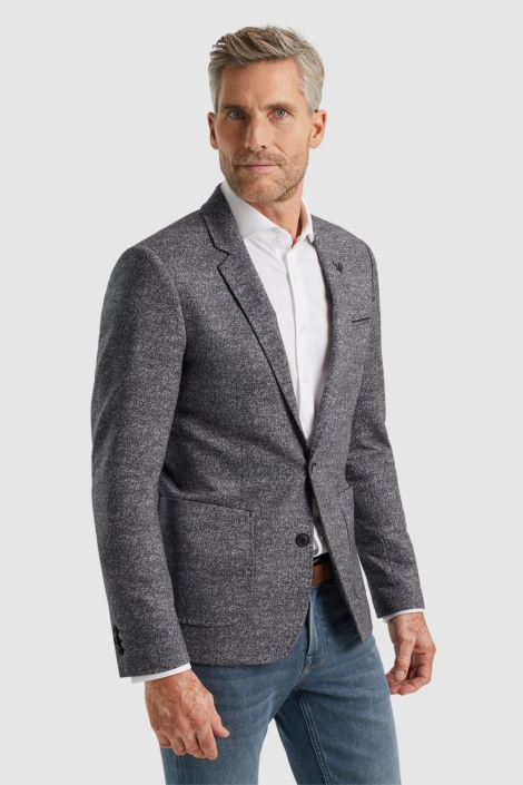 Vanguard blazer soft printed jersey herring